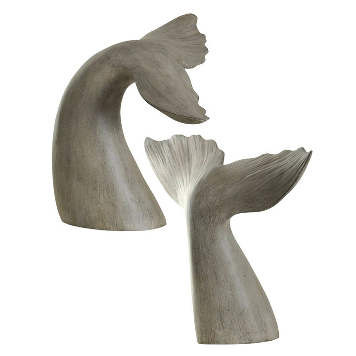 Whale Tail Book Ends (Set of 2)