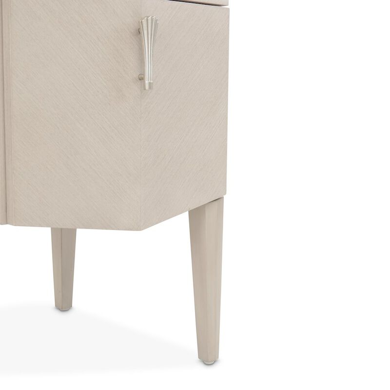 Michael Amini Fantosini Vanity Desk - Silver Mist