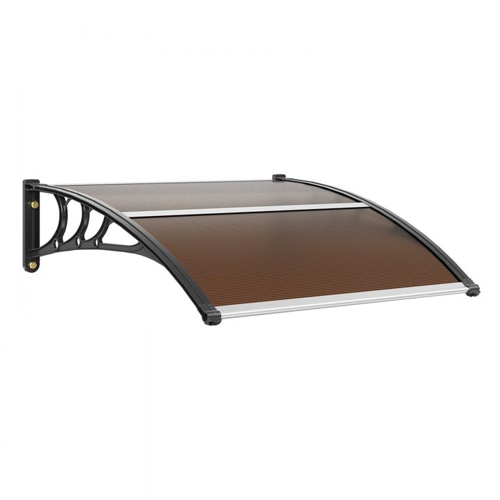 Polycarbonate Window Door Awning Canopy for Sun, Rain, and Snow Protection