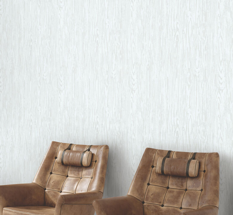 Heartwood Whitewash Wallpaper
