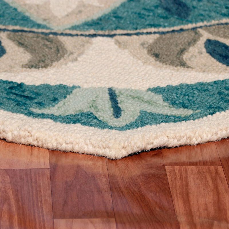 LR Home Dazzle Wool Area Rug Indoor