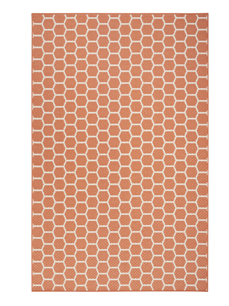 HomeRoots Geometric Indoor Outdoor Area Rug image number 0