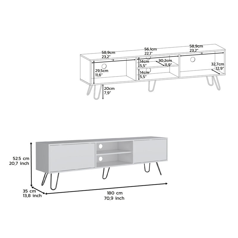 Drumgu Hairpin Stand TV Stand image number 3