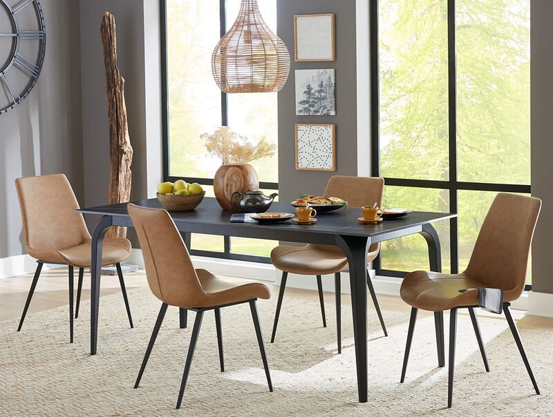 Nicoya Stone Top Rectangular Dining Table
