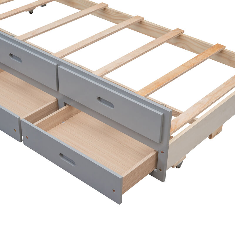 Merax Separable Bunk Bed with Storage Drawers