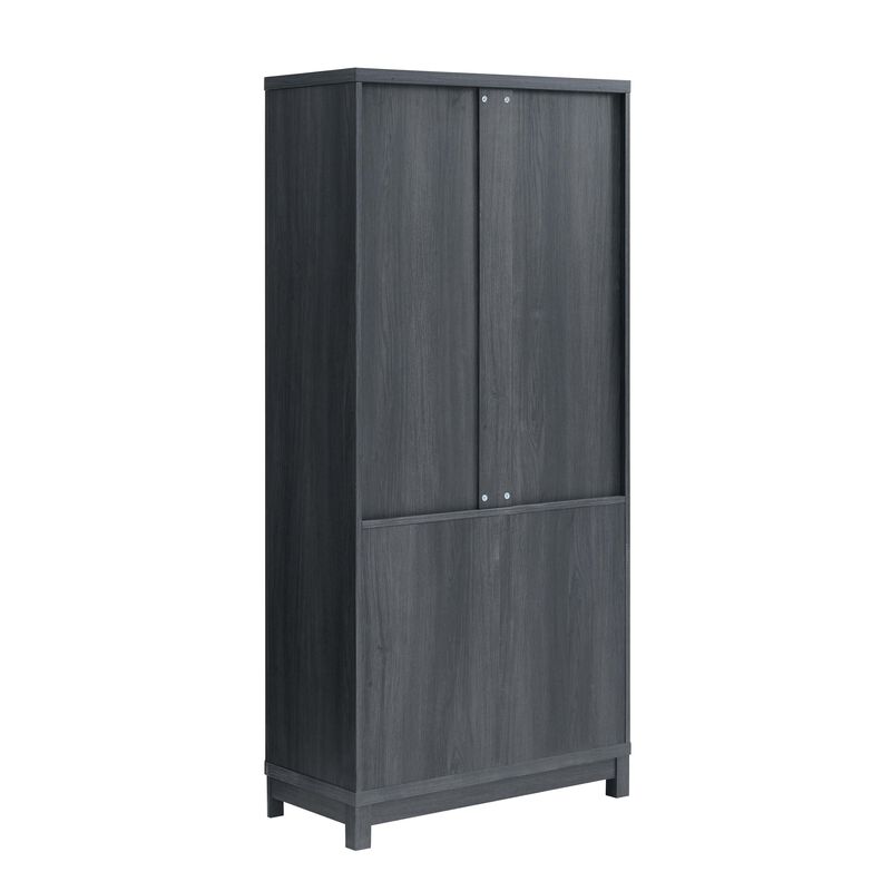Jodie Dark Gray Bookcase (Set of 3)