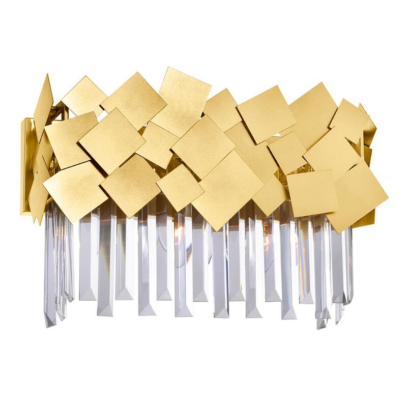 CWI Lighting Panache 3 Light Vanity Light With Medallion Gold Finish