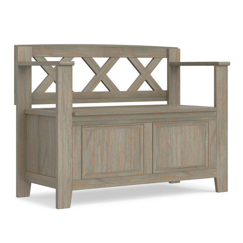 Simpli Home Amherst Small Entryway Storage Bench image number 0