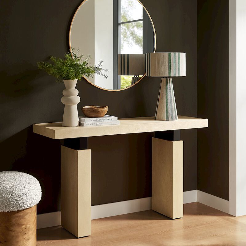 Piston 52" Rectangular Wood Console Table image number 7