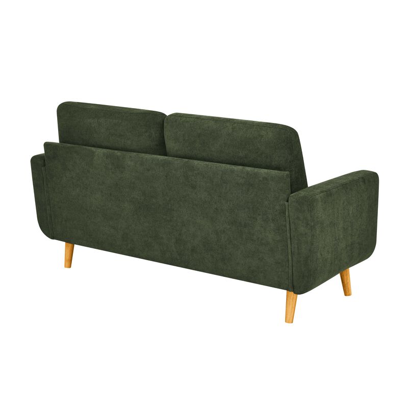 Samzum Mid-Century Modern Upholstered Tufted Loveseat image number 3