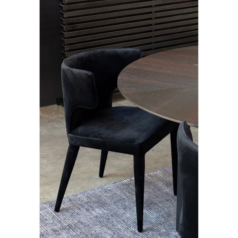 Moe's Home Collection Jennaya Dining Chair Black