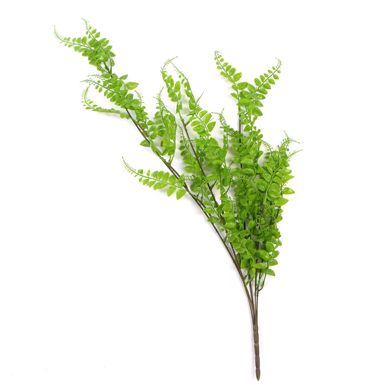Artificial Light Green Hanging Button Fern Plant 31" UV Resistant image number 2