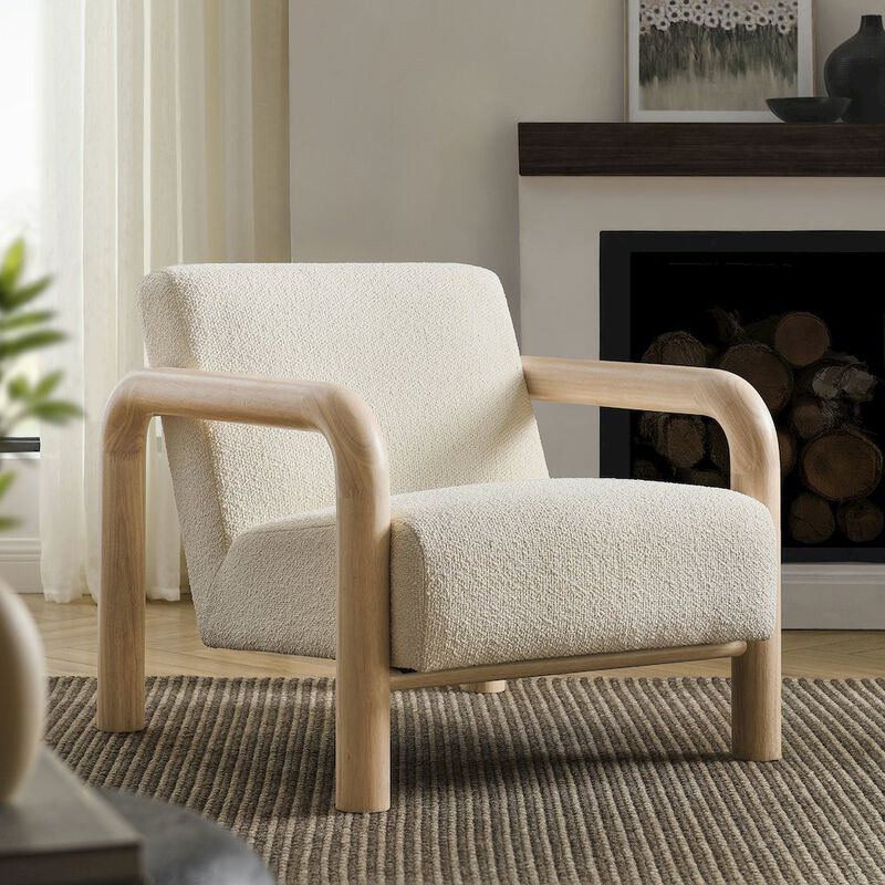 Sereno Boucle Accent Chair image number 7