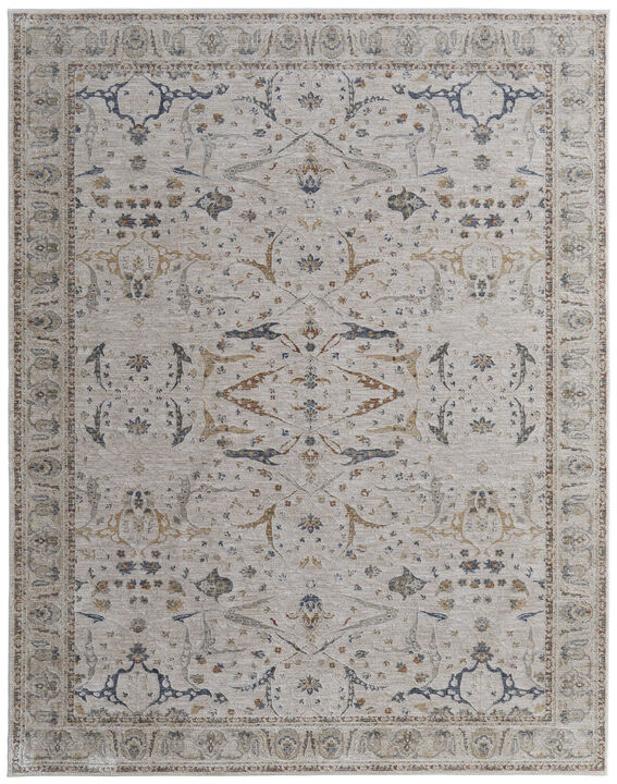 Pasha 39M4F 7'10" x 10'3" Ivory/Blue/Red Rug