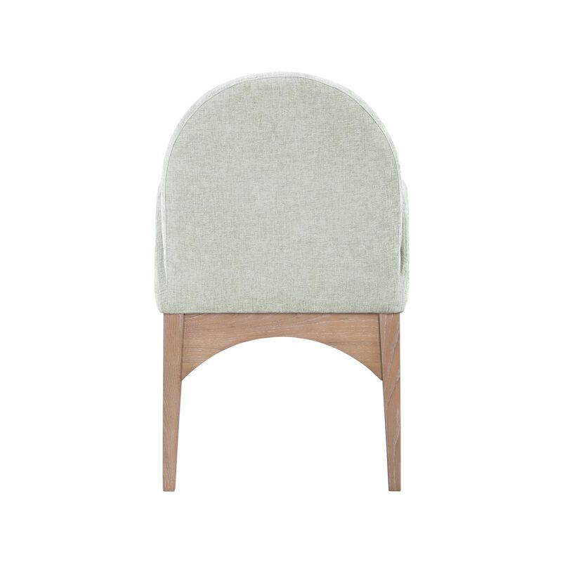 Meridian Furniture Waldorf Mint Chenille Fabric Dining Chair
