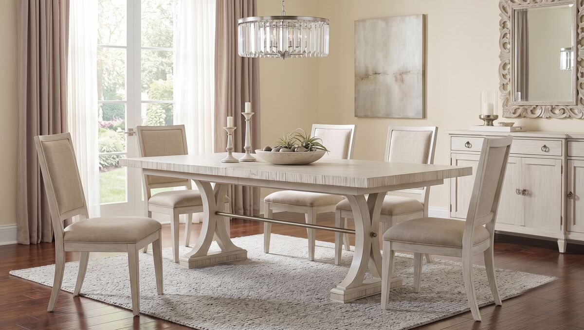 Carlyle Rectangular Peninsula Oak Dining Table