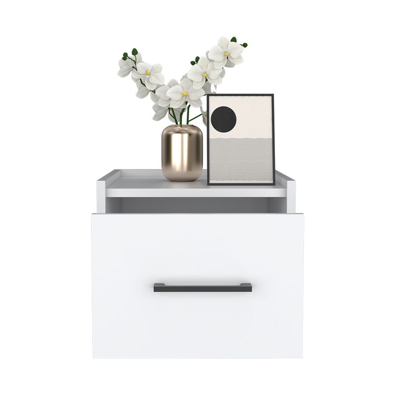 Streamdale Floating Nightstand Calion, Bedroom, White