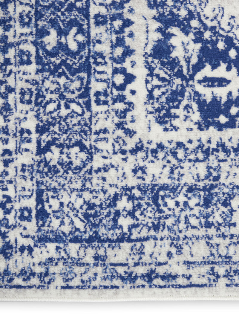 Whimsicle WHS15 Ivory/Navy 3' x 5' Rug