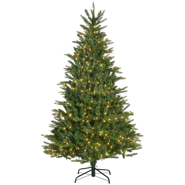 6ft Tall Prelit Artificial Christmas Tree Holiday Décor with 936 Branches
