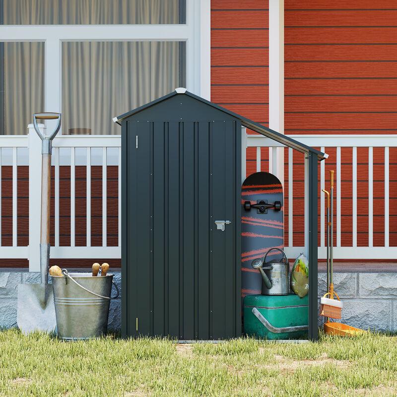 Small Metal Compact Garden shed with High-quality Galvanized Iron Sheet image number 1