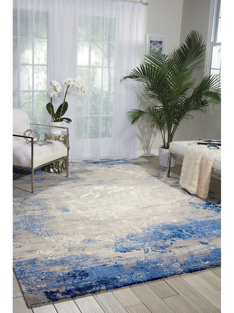 Twilight TWI22 Blue/Gray 5'6" x 8' Rug