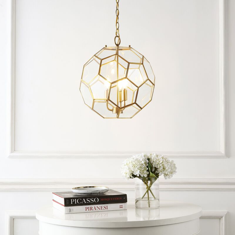Bee Modern Bohemian Iron/Glass LED Pendant
