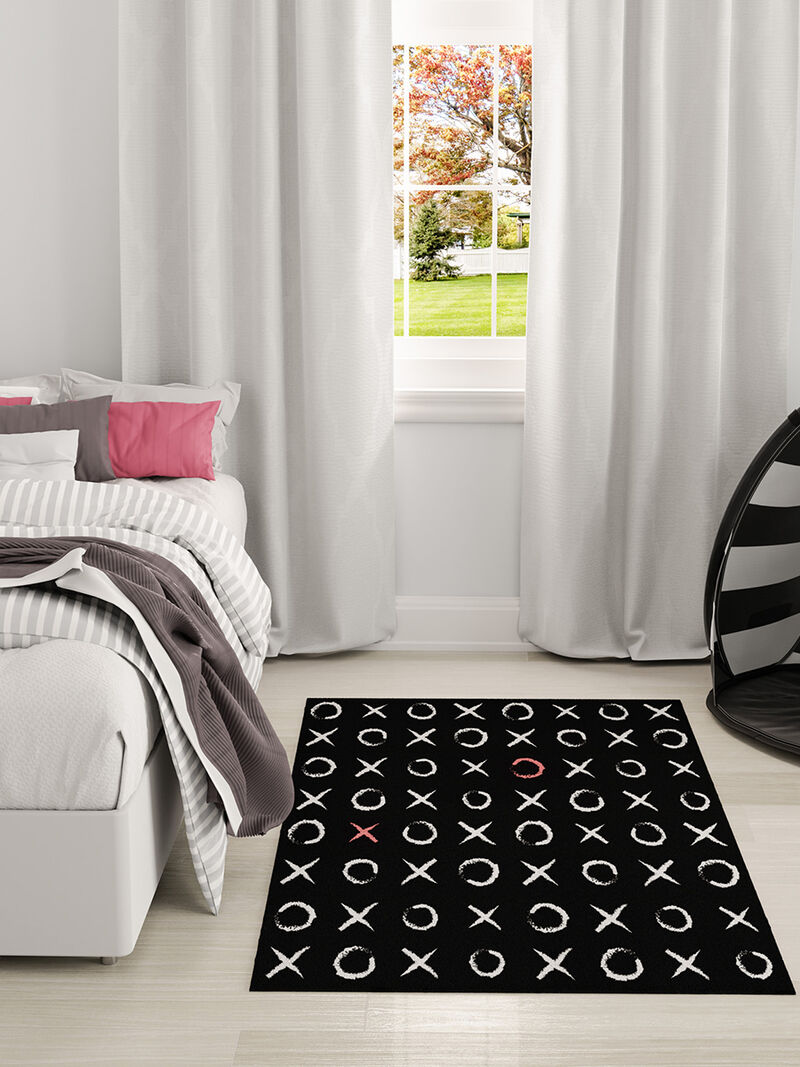 Imagination IMA18 Black 3'5" x 5' Rug