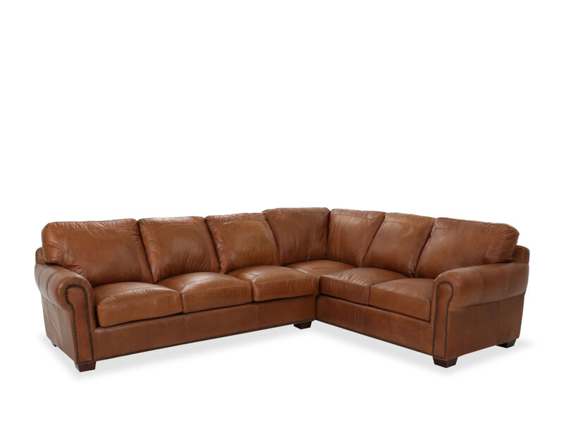 Saddle Glove Leather Sectional