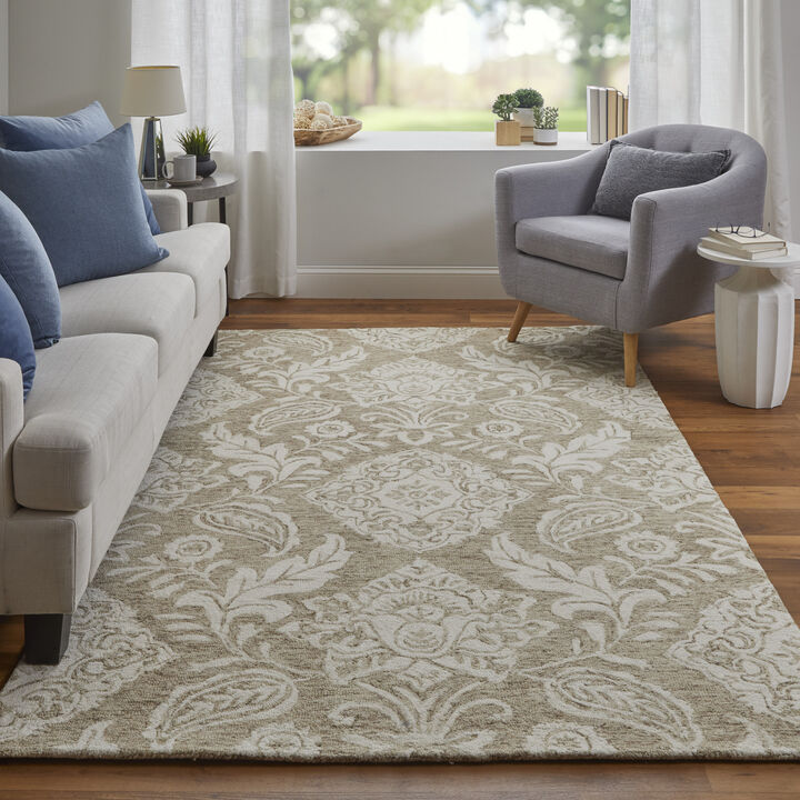 Belfort 8776F Tan/Ivory 9' x 12' Rug