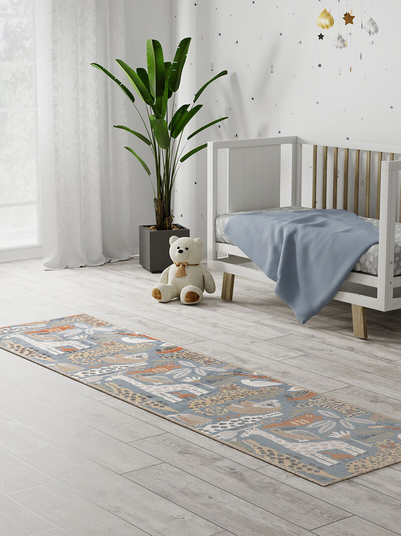 Astra Machine Washable ASW01 Multicolor 2' x 6' Rug