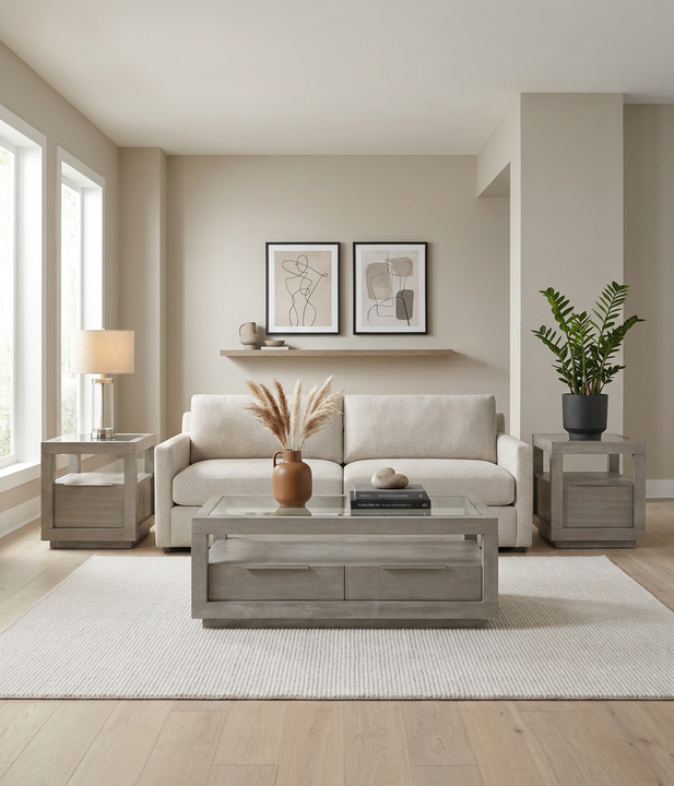 Oxford Mineral 3 Piece Table Set