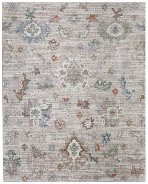 HomeRoots Abstract Distressed Area Rug