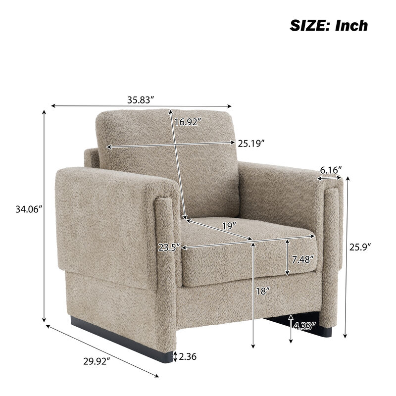 Laxrut Upholstered Accent Armchair image number 8