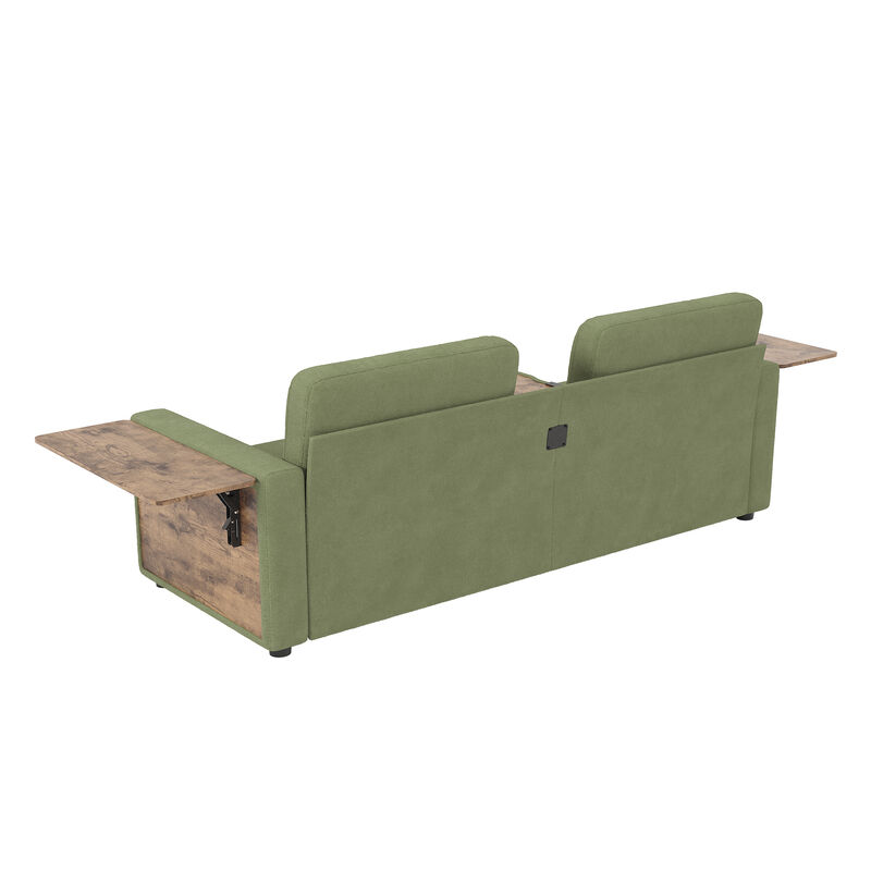 Pismeg  Pull-Out Storage Drawers Loveseat image number 8