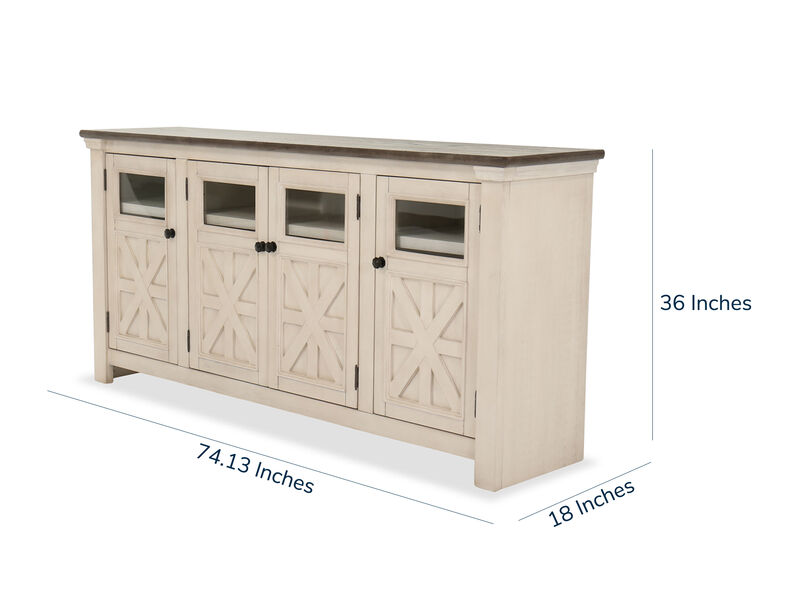 Bolanburg 74" TV Stand image number 3