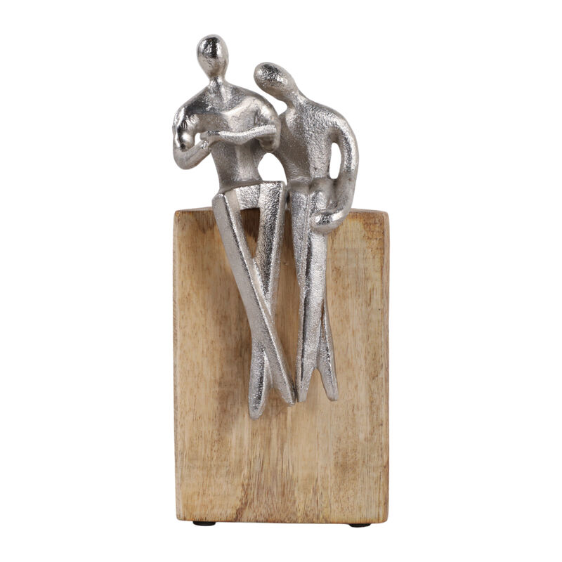 10x4" Couple On Wood Base image number 0
