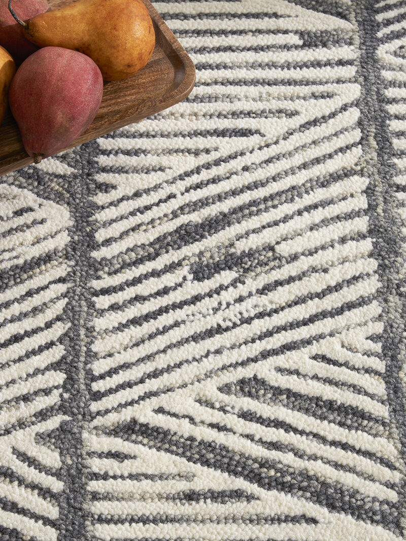 Colorado CLR01 Gray/White 7'9" x 9'9" Rug