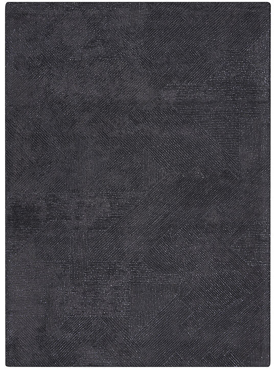 Ma30 Star SMR01 Black 4' x 6' Rug