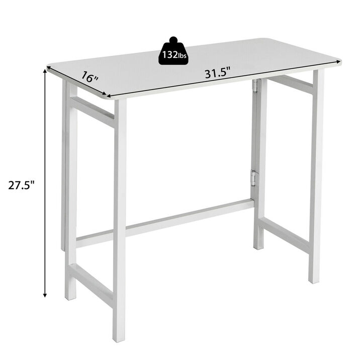 Costway Folding Table Computer Desk PC Laptop Writing Table Home Office Workstation