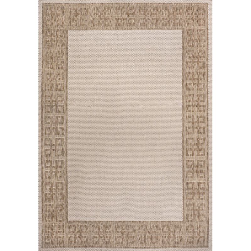 Athena Classic Geometric Border Indoor/Outdoor Area Rug