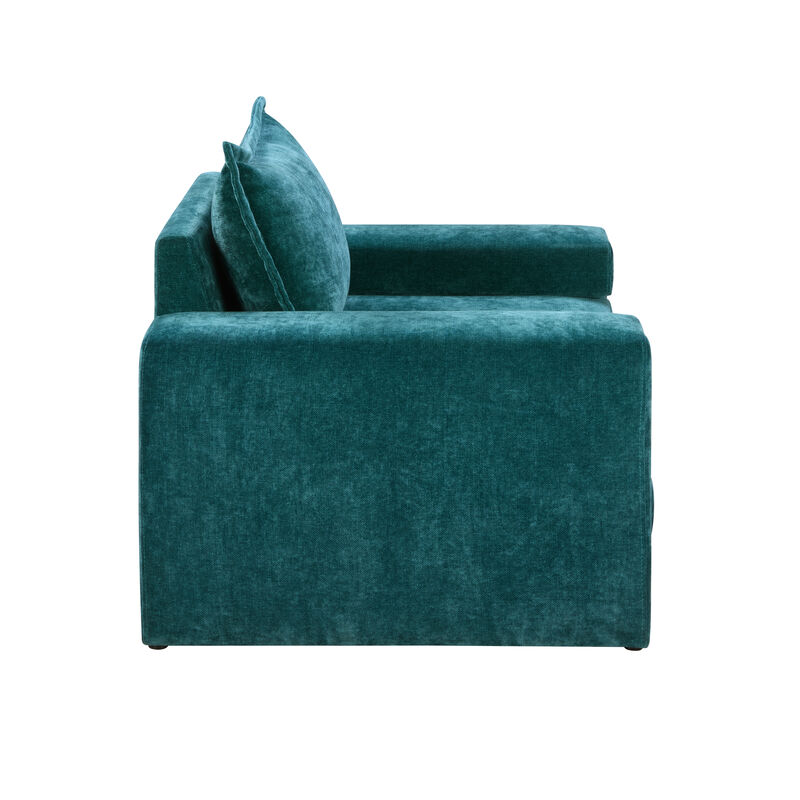 Merax Oversized Chenille Upholstered Accent Chair