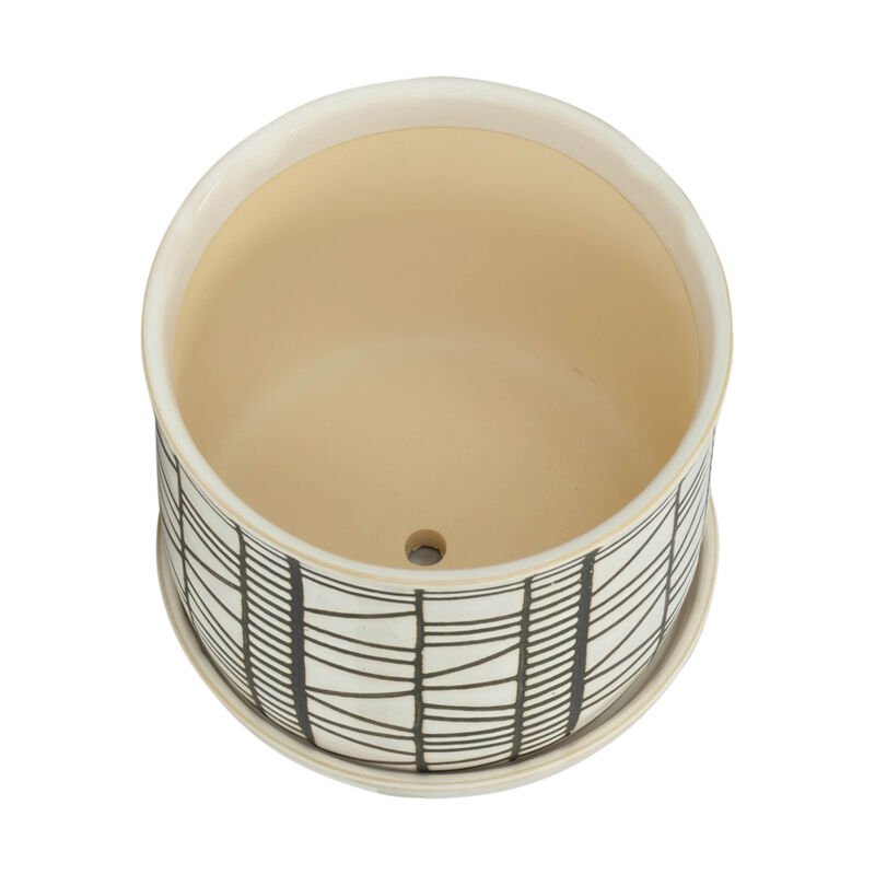 S/2 Ceramic 6/8" Planter image number 5