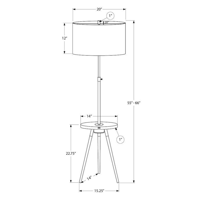 Contemporary Lighting in Black, Ivory color