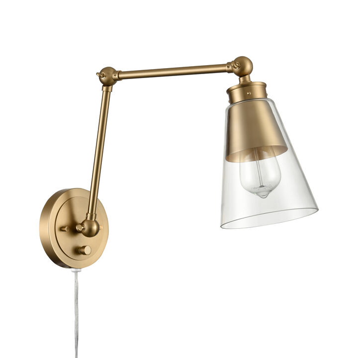 Albany 16" High Gold Sconce
