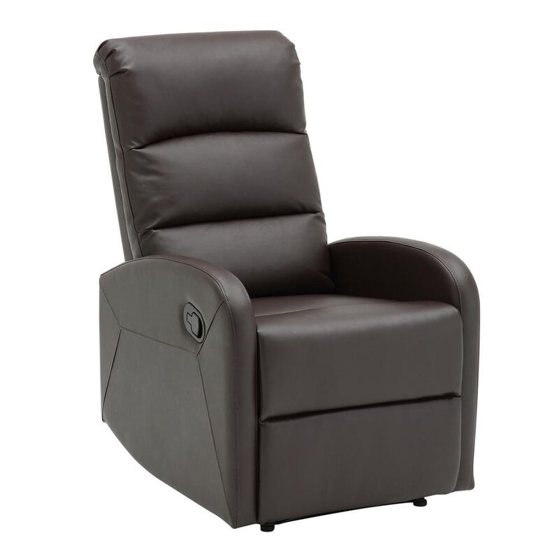 LumiSource Black PU Dormi Recliner Chair