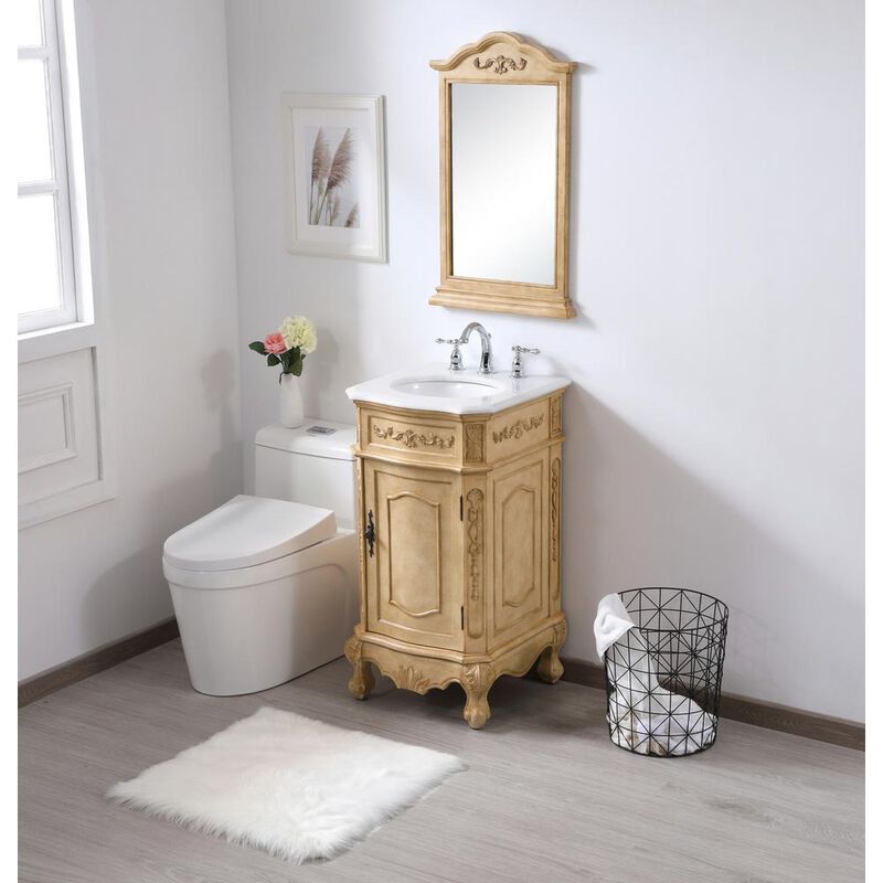 Elegant Kitchen and Bath 24 inch Single Bathroom vanity in Antique Beige