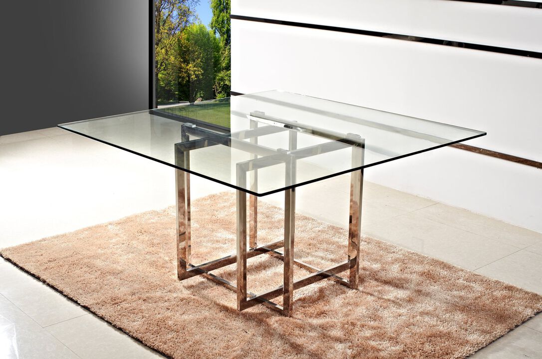 60"SQUARE TABLE,CLEAR 12MM