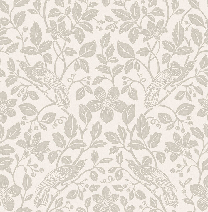Marlow Bone Bird Vine Wallpaper