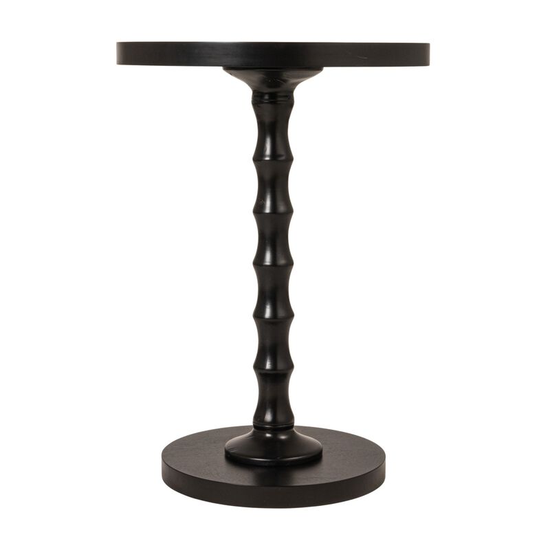 Spindle Side Table, Black image number 3
