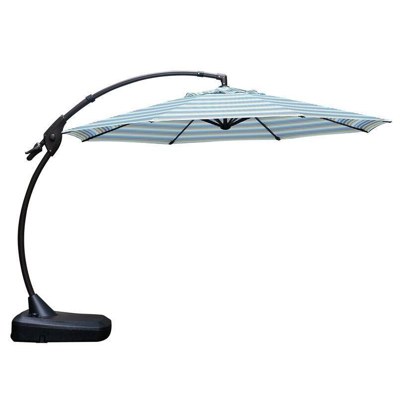 Mondawe 113 Sq Ft Cantilever Umbrella W/ Aluminum Pole & UV-Resistant Canopy,Adjustable Tilt & Crank image number 0